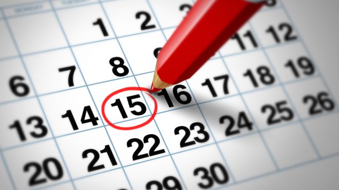Calendario escolar del periodo enero - junio 2019