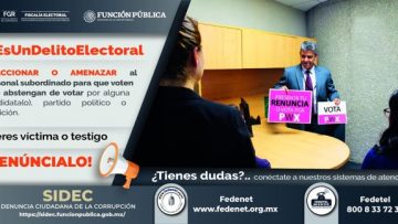 #EsUnDelitoElectoral