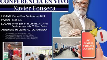 INVITACIÓN A LA CONFERENCIA MAGISTRAL DEL ARQ. FRANCISCO XAVIER FONSECA ROMERO