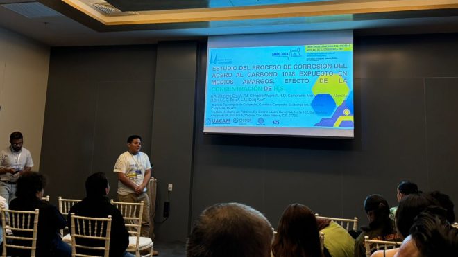 PARTICIPACIÓN DEL ESTUDIANTE ADRIÁN R. EN EL XXXIX CONGRESO NACIONAL DE LA SOCIEDAD MEXICANA DE ELECTROQUÍMICA