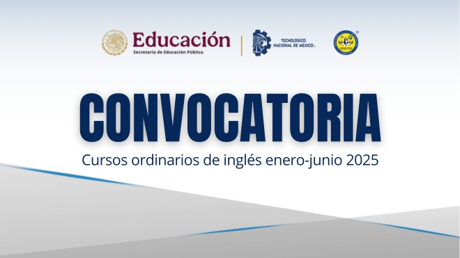 CURSOS ORDINARIOS DE INGLÉS ENERO-JUNIO 2025