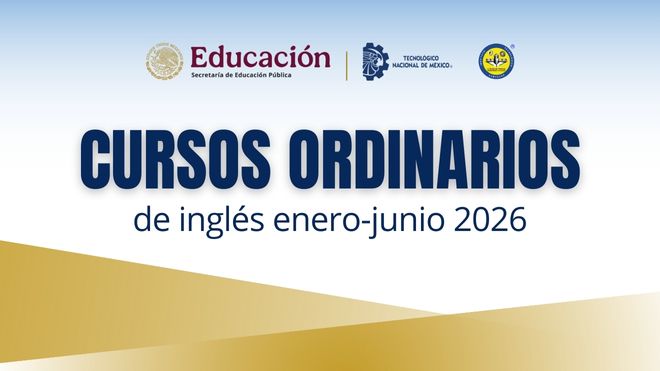 CURSOS ORDINARIOS DE INGLÉS ENERO-JUNIO 2026